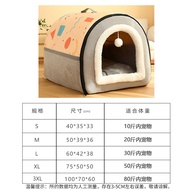 [COD] dog kennel warm cat villa semi-enclosed house pet supplies