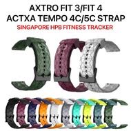 Axtro Fit 3/Fit 4/Actxa Tempo 4C/ 5C Strap Soft Silicone Replacement Band