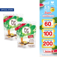 [2 ถุง] Pur Via Sugar Blend เพอร์เวีย น้ำตาลผสมหญ้าหวาน ขนาด 250 กรัม -50% แคลอรี