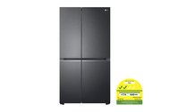 [bulky] LG GS-B6473MC 647L SIDE BY SIDE FRIDGE COLOUR: MATT BLACK ENERGY LABEL: 2 TICKS 2 YEARS WARRANTY BY LG