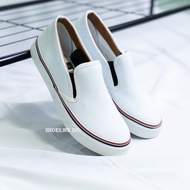 SWD-ASI รองเท้าผ้าใบ สลิปออน แบบสวม  Slip-on สวมขาว