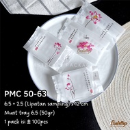 Pmc 50-63 Plastic Mooncake 50gr Pia Nastar Cookies Snowskin Mochi