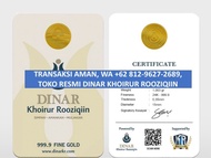 WA +62 812-9627-2689, Jual Koin Dinar Khoirur Rooziqiin ASLI