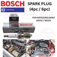 BOSCH NICKEL SPARK PLUG MERCEDES BENZ W124 W201 M102 M103 ENGINE