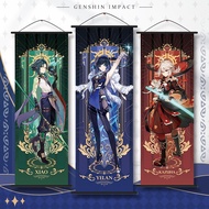 ☝Poster Genshin Impact Account Anime Xiao Raiden Shogun Kazuha Posters for Wall Decorative PrinH|(8