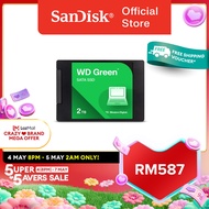 WD Green™ 2.5 SATA SSD Internal Client Storage (240GB/ 480GB/ 1TB/ 2TB)