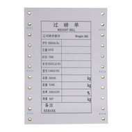 In Stock Computer Printing Paper Two-up Three-up Floor Scale Ticket Weighing Ticket Full Electronic 