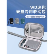 GAGK Waterproof Shockproof Hard Disk Storage Bag WD Western Number Solid State Mobile Hard Disk Bag 