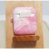 Airpod case - airpod 1&amp;2 size design case (pink marble model)