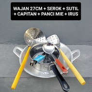 ART V46E WOK PACKAGE SIZE 27CM SEROK SUTIL CAPITAN MILK POT IRUS NOODLE POT