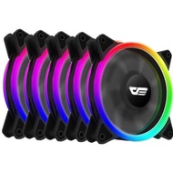 [BEST PRODUCT] AIGO DR12 PRO 5in1 Double RGB FanRing - Five Pa Original