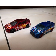 Hotwheels Mitsubishi lancer Evolution 2008 (loose)