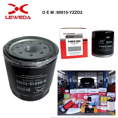 LEWEDA High Quality 90915-YZZD2 Oil Filter For Toyota Corolla Camry RAV4 Replace 90915-YZZE1 90915-Y
