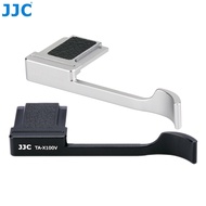 JJC 2-in-1 Thumb Grip Shoe Cap for Fuji Fujifilm X100VI X100V X100F X-E4 X-E3 XE4 XE3 Camera Accessories