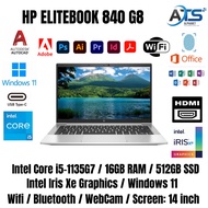 LAPTOP HP ELITEBOOK 840 G8 I5 11TH GEN 14" FHD - 16GB RAM - 512GB SSD - WINDOWS 11 - 1 YEAR WARRANTY