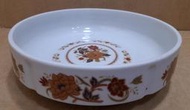 早期大同瑞士花瓷盤 羹盤 湯盤-直徑18公分