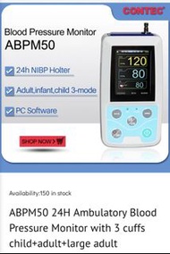 CONTEC ABPM50 Ambulatory Blood Pressure Monitor $980