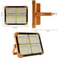 Portable LED Work Solar Light 100W 16500mAh 10000 LM with Stepless Brightness Job Site Battery Recha