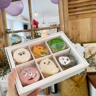 Macaron Packaging Box Korean Fat Macaron Packaging Hard Box Biscuit Box Holiday Gift Box French Sand