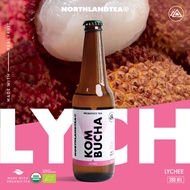 Organic Kombucha Lychee 280 ml. - คอมบูชา Probiotic ธรรมชาติ - สร้างจุลินทรีย์ที่ดีในร่างกาย ช่วยขับ