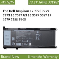 33YDH DELL Battery For Dell Inspiron 15 7577 7588 17 7773 7778 7779 7786 G3 3579 5587 3779 7588 P30E
