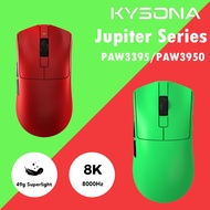 KYSONA Dual-8K Hz Wireless Gaming Mouse Jupiter Ultra 46g Super-light Weight 30000 DPI PAW3950/PAW33