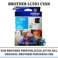 Tinta Brother LC-583 Cyan Ink Tinta Original Brother