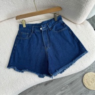 Quần short jean Bigsize Nữ dáng A lưng cao tôn dáng thể thao năng động - J1