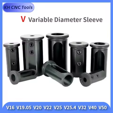 CNC VDI Turning Sleeve Boring Bar V16 V19.05 V20 V22-V50 "with Different Diameter Sleeve Metal Turni