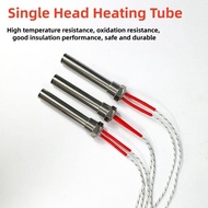 Threaded single head heating tube, radiator, single end heating tube, 4-point 6-point clip, 220V 380