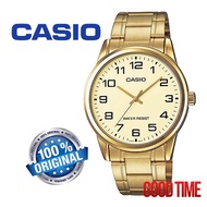 CASIO ORIGINAL MTP-V001G-9B STANDARD ANALOG-MEN'S WATCH (2 YEARS WARRANTY)JAM TANGAN LELAKI JAM CASIO MAN WATCHES