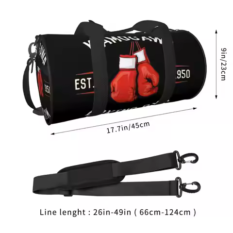 Kamogawa Boxing Gym Duffle Gym Bag Durable for Fitness Gym Bag Waterproof Sports Overnight Travel Ba