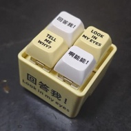 Answer me Sound button toy quotation Can Sound Keychain Decompression button toy Answer me Sound but