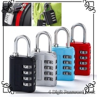NAICKERTH Anti-theft 4 Digit Password Lock Padlock Zinc alloy Dormitory Cabinet Lock Backpack Zipper Lock Travel