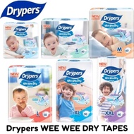 Drypers Wee Wee Dry S/M/L/XL/XXL