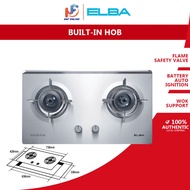 Elba Dapur Gas Tanam Built-In Stainless Steel Gas Hob EBH-M8962(SS)