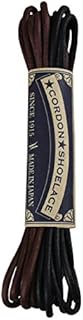 Korudon Shoe Lace CSL-10 Cotton WAX Cord, Black Brown, 31.5 inches (80 cm)