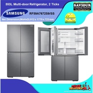 SAMSUNG RF59A7672S9/SS 553L Multi-door Refrigerator, 2 Ticks