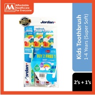 Jordan Toothbrush Buddy - Supersoft (3's) [For Children 1-4 Years]