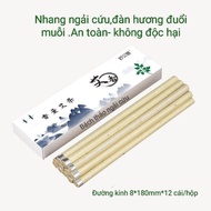 Hộp 12 nhang ngải cứu + bột đàn hương.Nhang đuổi muỗi ngải cứu Giúp xua đuổi muỗi mùi thơm thư giản
