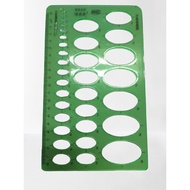 *CLEARENCE* Ellipse Template 26 Isommetric ellipses  (Art Shop)