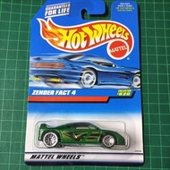 Hot Wheels Zender Fact 4 Green BBS Mainline