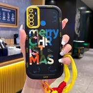 Case For Realme 5 5i 5s 6i C3 C3i Phone Fun Silicone Shockproof Strap