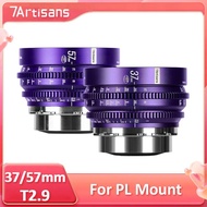 7Artisans Floral Bloom Series 37mm T2.9 57mm T2.9 Full Frame Manual Prime Lens Art Cine Camera Lens 