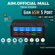 GAN 65W100W110W140W160W Fast Charger station QC PD Fast Charging Mobile Tablet Laptop Device