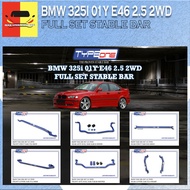 TYPE ONE 100% ORIGINAL BMW 325i 01Y E46 2.5 2WD FULL SET STABLE BAR COLOUR BLUE CAR BODYKIT