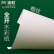 Baohong Watercolor Paper 300g Full-Size 2K/4K/8K/A0 Coarse Texture, Professional Grade for Art Stude
