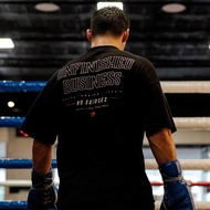 [BOXRAW] Bivol Unfinished Business Boxing Training T-Shirt 100% Cotton Loose Breathable Tough Men's 