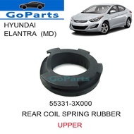 (1pc) HYUNDAI ELANTRA (MD) / I30 / VELOSTER REAR COIL SPRING RUBBER (UPPER) 55331-3X000