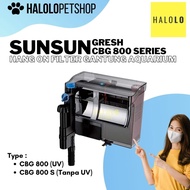 Hanging Aquarium Filter Hang On Filter SUNSUN GRECH CBG 800 / CBG 800 S Aquarium Filter Plus UV Lamp